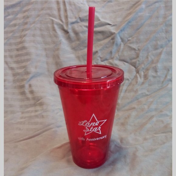 Collectible Souvenir Tumbler embossed with "Lone Star 10th Anniversary" - Picture 3 of 6